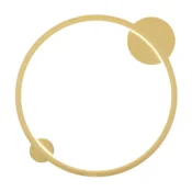 Milagro Stropna svetilka Milagro Saturno Gold 25 W LED