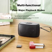 Soaiy Bluetooth zvucnik C35, USB, Crni
