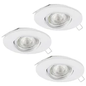 Eglo 95895 - Komplet 3x LED ugradna svetiljka PENETO 1 1xGU10-LED/3W/230V