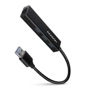 shumee AXAGON SuperSpeed USB-A vozlišče in gigabitni LAN | HMA-GL3A