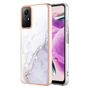 SEAHAI marble ovitek za Xiaomi Redmi Note 12S 4G – bela
