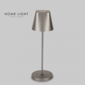 HOME LIGHT Stona punjiva lampa 13T25, 3W, 3000K, Ip44, Siva