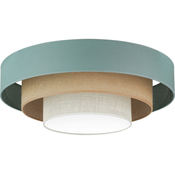Duolla-LED stropna LED svetiljka LUNETA LED/26W/230V, prečnik 60 cm, 4000K, tirkizna/bež