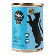 Ekonomično pakiranje Cosma Drink 24 x 100 g - Tuna i kozice