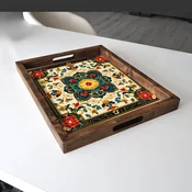 Aberto Design Poslužavnik REF029 48 x 38 x 4 cm, Šareni