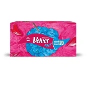 Papirnati robčki Velvet - 3-slojni, 120 kosov
