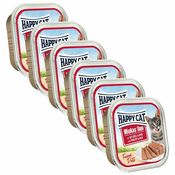 Happy Cat Minkas DUO Paté perutnina in govedina 6 x 100 g