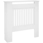 HOMCOM HOMCOM pokrov za radiator iverna plošča, MDF 78D x 19Š x 81V cm bela, (5000242378)