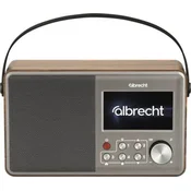 Prenosni digitalni radio Albrecht DR 862, Siva/Les
