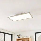 Lindby LED-Panel Stenley, 4.000 K, 60cm x 30cm, srebrna/bela - Kuhinja - Sodobni - bel, srebrn - Plastika