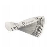 Aba Group Pilica za nohte HALF MOON 180/240 STANDARD - FLAMINGO, 25 kosov