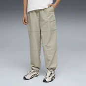 PUMA WARDROBE ESS Relaxed Woven Cargo Pants Youth, Clothing, Pebble Gray, 13-14Y