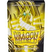 Štitnici za kartice Dragon Shield Sleeves - Small Matte Yellow (60 komada)