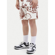 Jack & Jones Junior Kratke hlače iz tkanine 12277599 Écru Relaxed Fit
