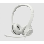 LOGITECH H390, bele, USB