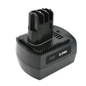 METABO Baterija za rucni alat NiCD 6.02151.50, 12 V, 2000 mAh, Crna