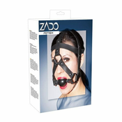Zado Usnjena maska in plastična krogla Zado Fetish