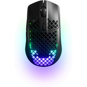 Gaming miš SteelSeries - Aerox 3, optički, bežični, crni