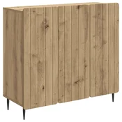 Vidaxl Strani šal Artisan hrast 89 x 34,5 x 82 cm Inženirski les