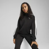 Womens Puma T7 ALWAYS ON Track Jacket Youth, Black, Size 11-12Y, Clothing