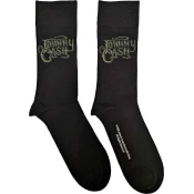 Johnny Cash Nogavice Text Logo Black 40-45