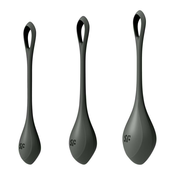 SATISFYER Vaginalne kuglice set Yoni Power 2, 3 komada, Crne