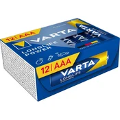 Varta VARTA alkalna baterija R3 (AAA) Longlife Power, 12 kosov