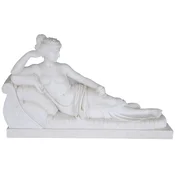 Casa Padrino Luxury Baroque Marble Sculpture Woman White 160 cm