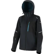 Proline ŽENSKA SOFTSHELL JAKNA S KAPUCO, ČRNO-TURKIZNA, S, CE, LAHTI