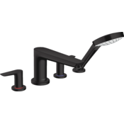 HANSGROHE kopalniška armatura dvoročna za kopalno kad s prho Talis E 71748670 mat črna