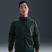 Nike Therma Mens Therma-FIT Full-Zip Fitness Top - Green - Polyester