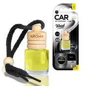 slomart AROMA CAR Aroma Wood osvežilček za avto, črna