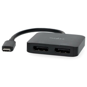 NEDIS kabelski adapter USB-C/USB 3.2 Gen 1/ USB-C priključek - 2x Displayport vtičnica/ okrogel/ ?