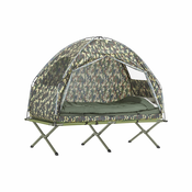 SoBuy SoBuy 1-osebni zložljivi šotor za kampiranje s spalno vrečo v maskirni barvi oblačila, (21123381)