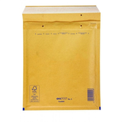 oblazinjena kuverta K št.10 (350x480mm), 10 kosov, rjava