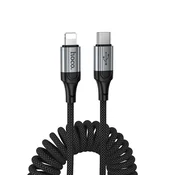 Hoco USB-C–Lightning kabel Hoco PD 2,4 A, 1,5 m, X121, črn