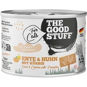 The Goodstuff Mokra mačja hrana - Raca in piščanec z bučo - 200 g