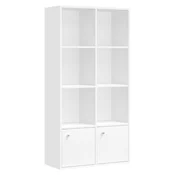 SONGMICS Knjizna omara 29x65,8x130 cm Bela, (5000250345)
