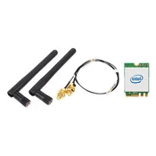 Shuttle WLN-M12 M.2 WiFi-6E in Bluetooth 5.2 komplet z antenami
