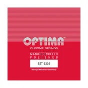 Strune za Mandolončelo Optima set 660.505