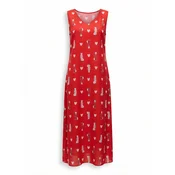 Cat e Lolette Poletna obleka Loungewear dress rdeča