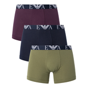 Emporio Armani Boksarice oliva/vinsko rdeča/črna/bela