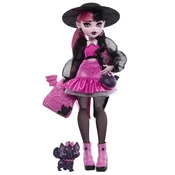 Mattel Monster High Draculaura, lutka z ljubljenčkom in dodatki