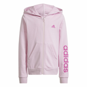 Adidas G LIN FZ HD, djecja jakna, roza IS2666