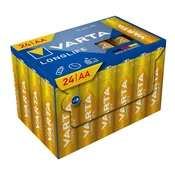 Varta VARTA alkalna baterija R6 (AA) Longlife, 24 kosov