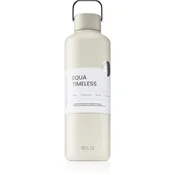 Black Friday sale Bela steklenica iz nerjavečega jekla Equa Timeless, 1 l