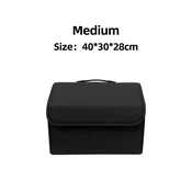 KJB Zložljiv organizator za prtljažnik iz PU, 40 x 30 x 28 cm, črn