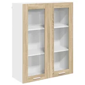 Vidaxl Viseča omarica Sonoma hrast 80 x 31 x 100 cm Konstruiran les