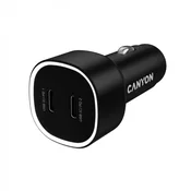 shumee CANYON OnDrive 60 PD 60W avtomobilski polnilnik 2xUSB-C črne barve