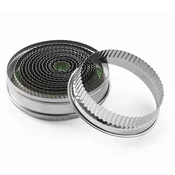 SHUMEE Hendi 674413 okrogel modelček za piškote z žlebljenim robom, premer 18 - 108 mm